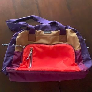 Vera Bradley Weekender Travel Bag Purple/Coral